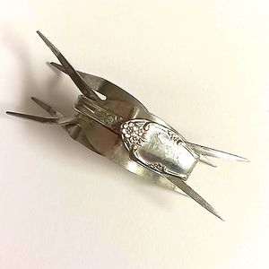 Folk Art Fork Pin